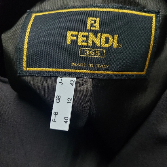 Vintage Fendi dark brown fitted blazer - Picture 7 of 11
